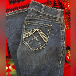 ARIAT WOMEN'S REAL DENIM BOOT CUT RIDING JEANS